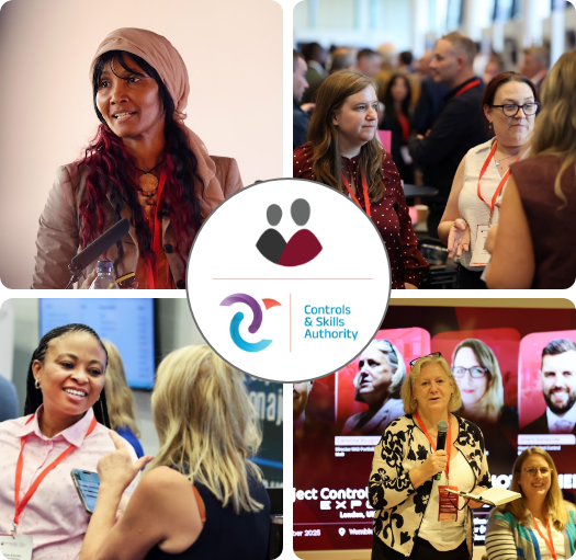 Women in Project Controls attendees networking at Project Controls Expo UK
