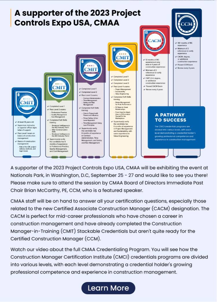 2023 project controls expo USA